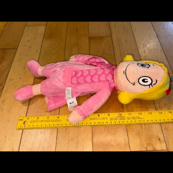 Cindy Lou Who Dr. Seuss Christmas Plush Doll with Yellow Hair - Picture 6 of 8